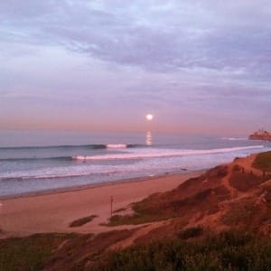 Photographer beach shot